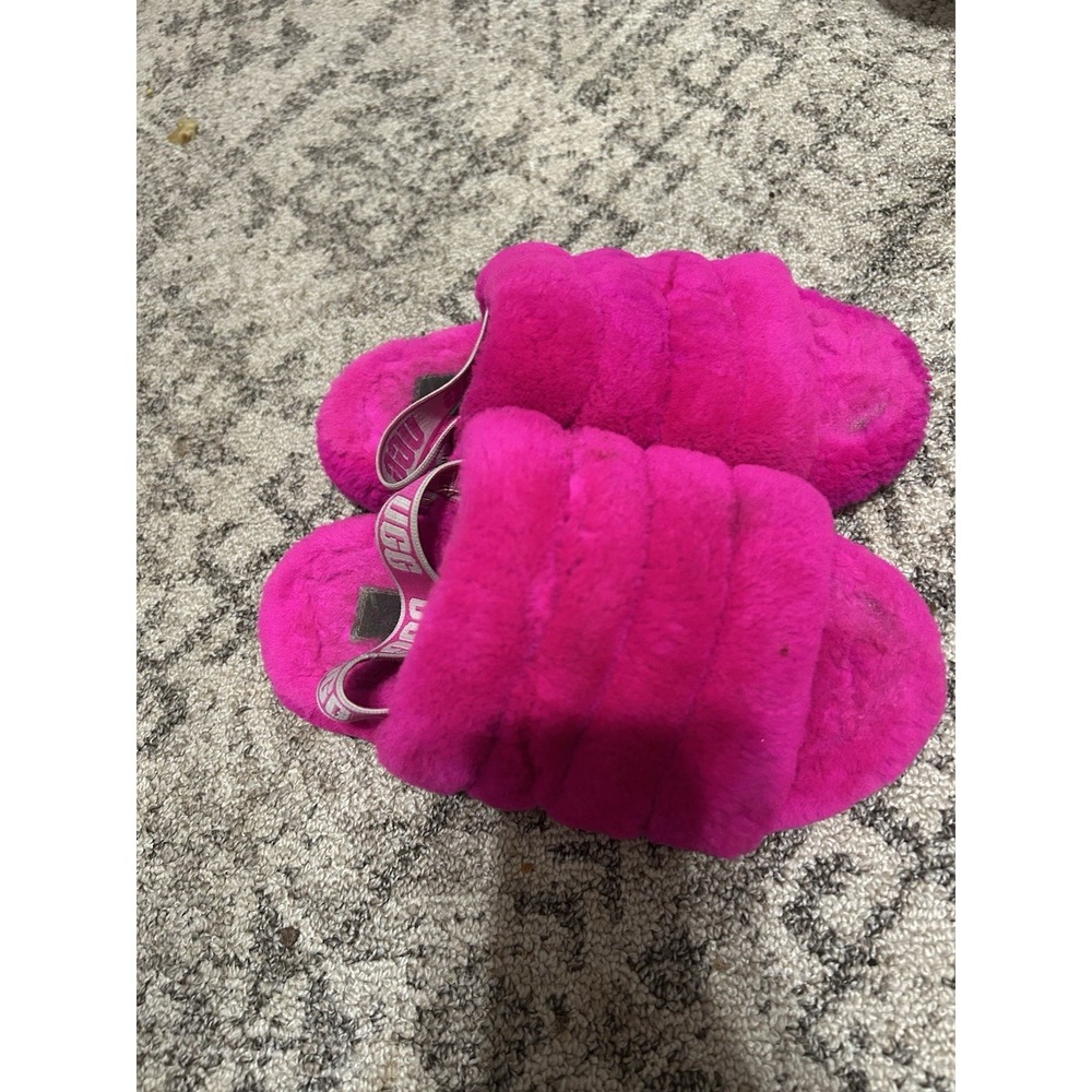 Ugg Girls Fluff Yeah Slide Size 2